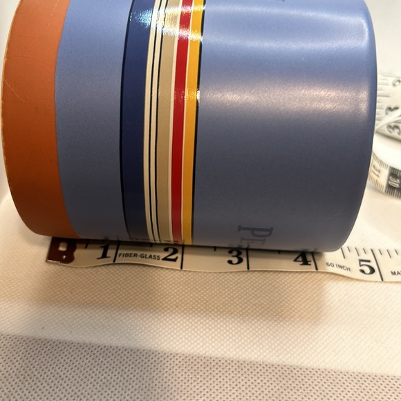 Pendleton Mug; powder blue with stripes, 18oz national parks collection - Picture 7 of 8